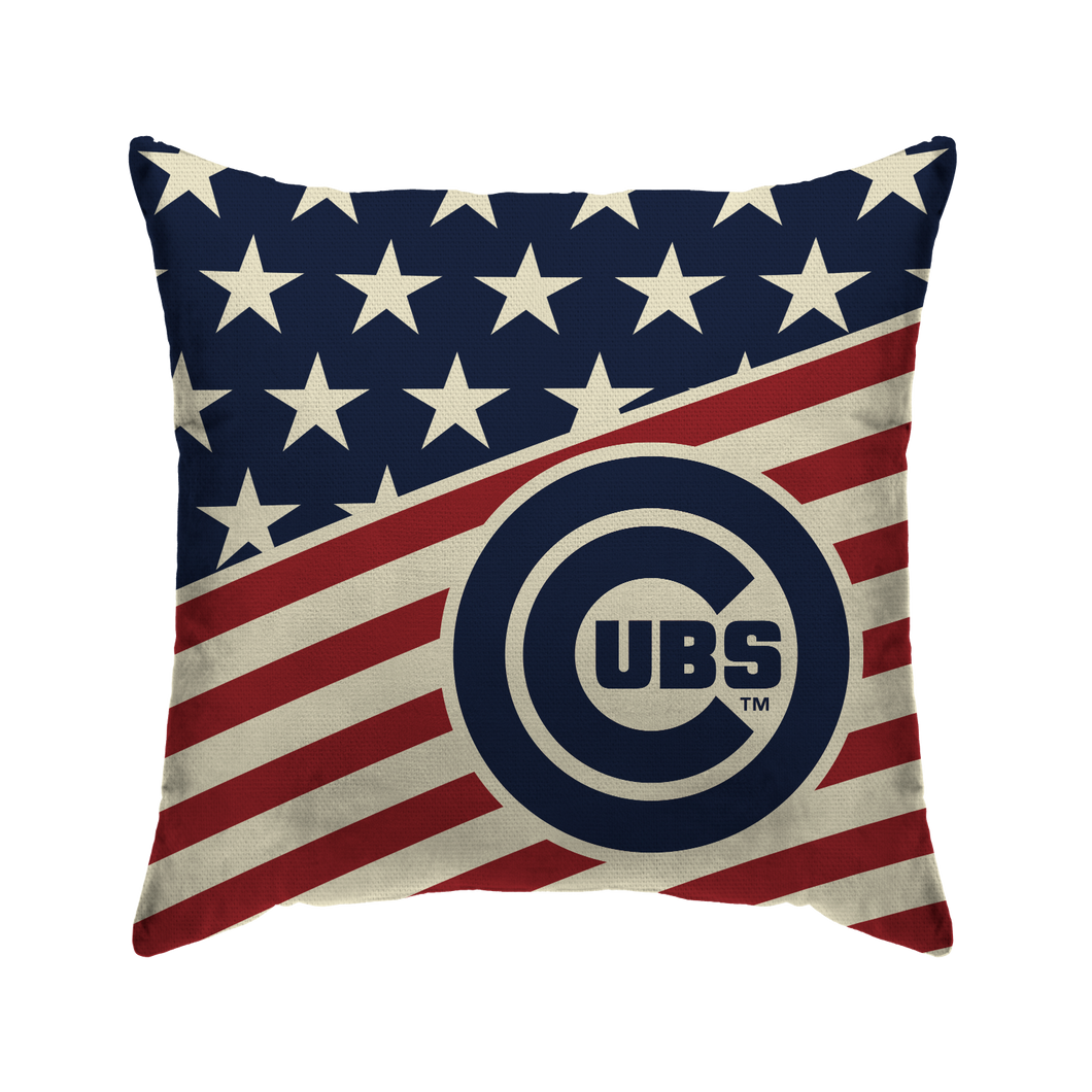 Chicago Cubs Americana Duck Cloth Decor Pillow