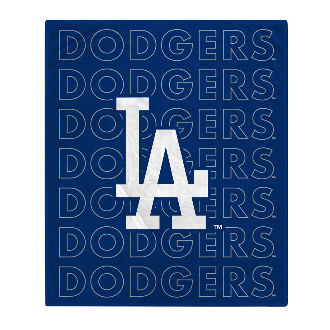 Los Angeles Dodgers Echo Wordmark Blanket