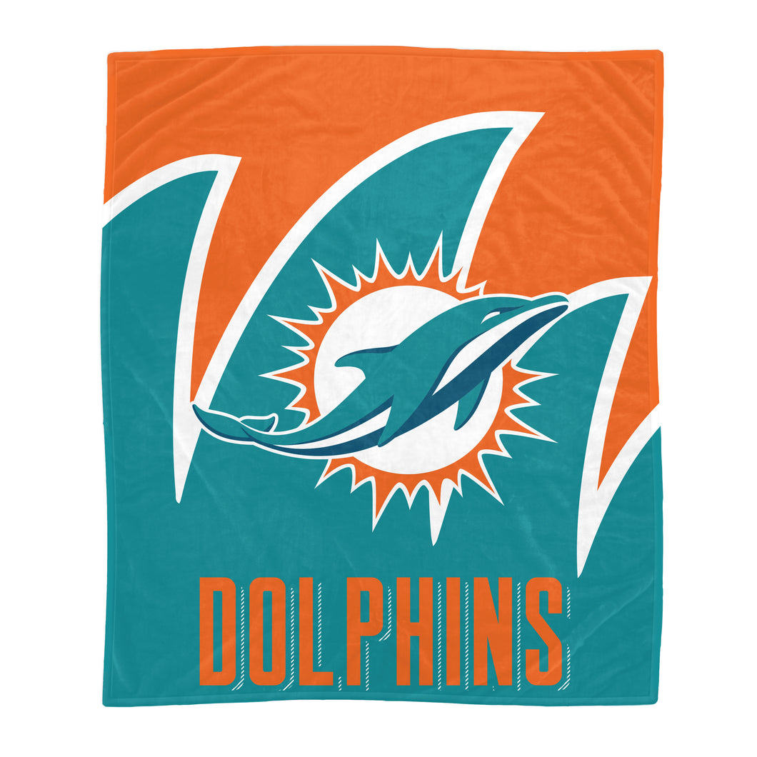 Miami Dolphins Splash Blanket