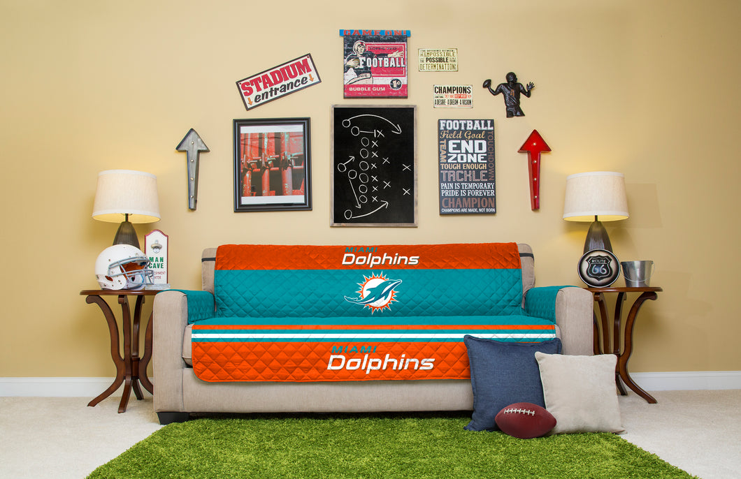Miami Dolphins Sofa Furniture Protector