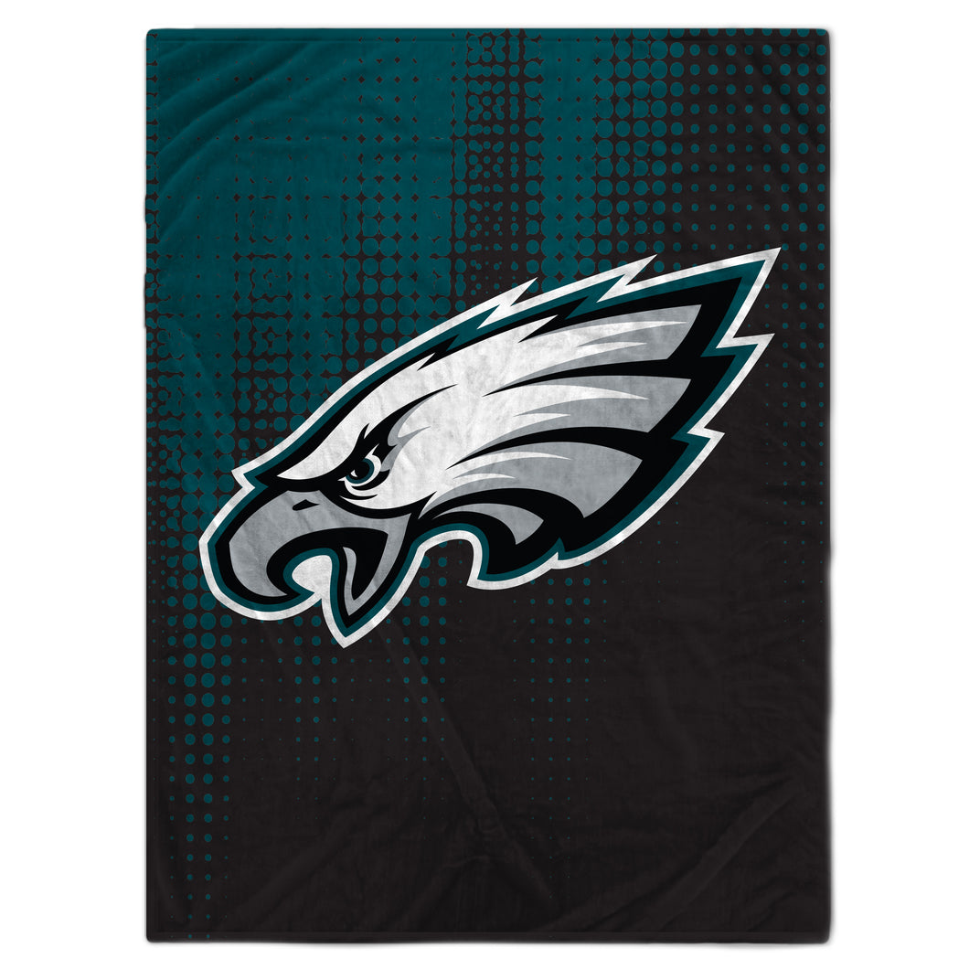 Philadelphia Eagles Half Tone Drip Blanket