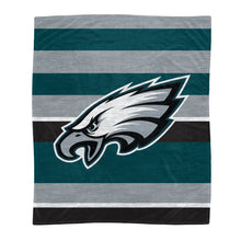 Load image into Gallery viewer, Philadelphia Eagles Heathered Stripe Blanket
