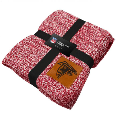 Atlanta Falcons Two Tone Sweater Knit Blanket