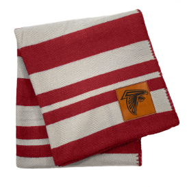 Atlanta Falcons Acrylic Stripe Throw Blanket