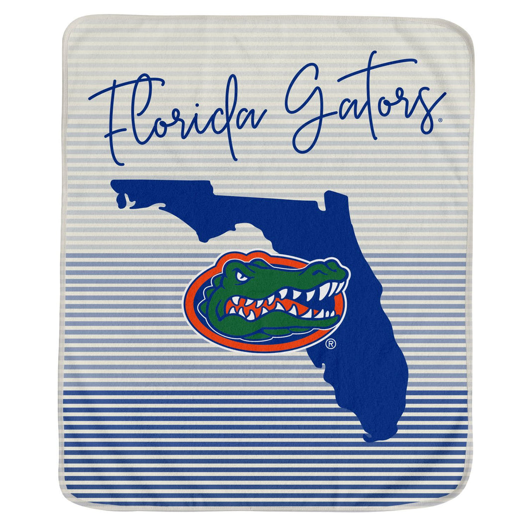 Florida Gators State Stripe Blanket