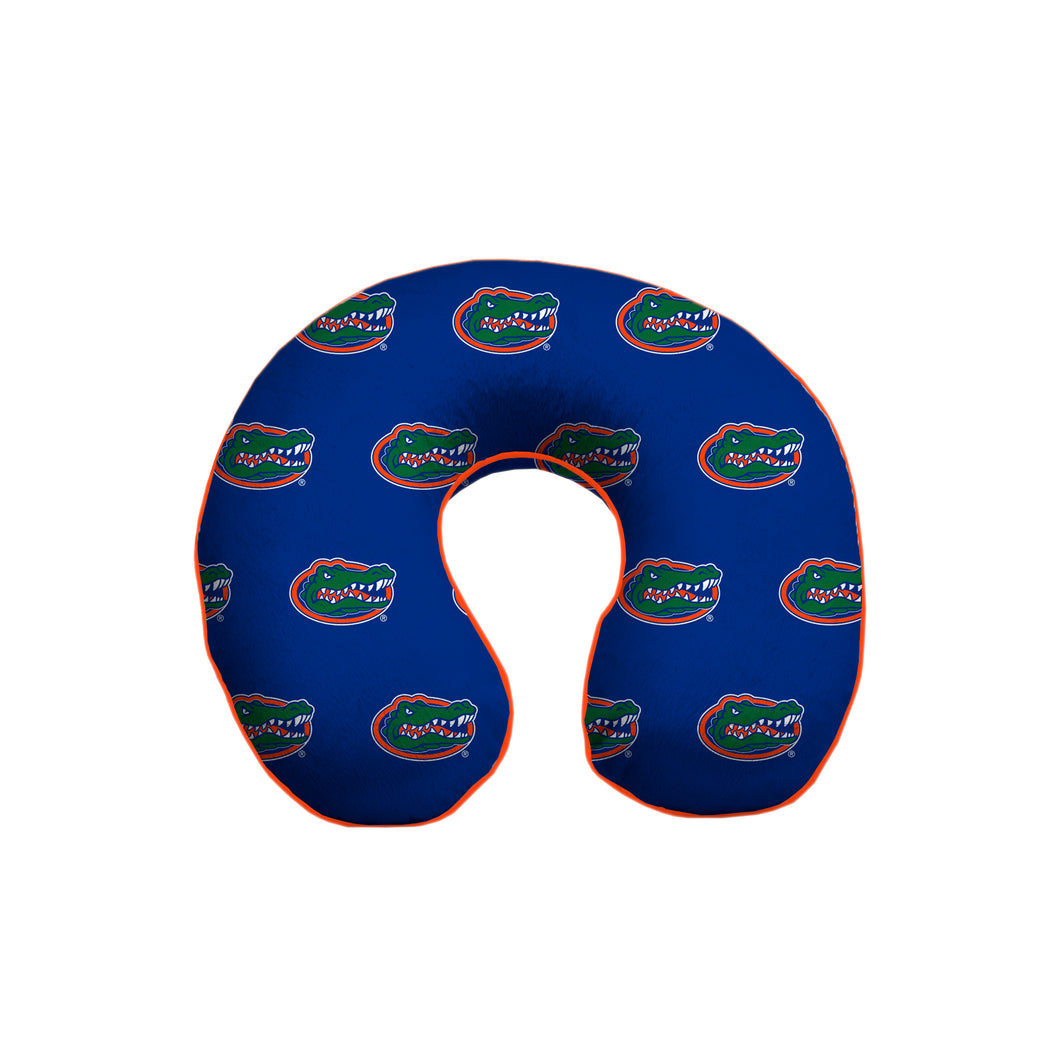Florida Gators Repeat Logo Memory Foam Travel Pillow