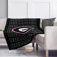 Load image into Gallery viewer, Georgia Bulldogs Echo Wordmark Blanket
