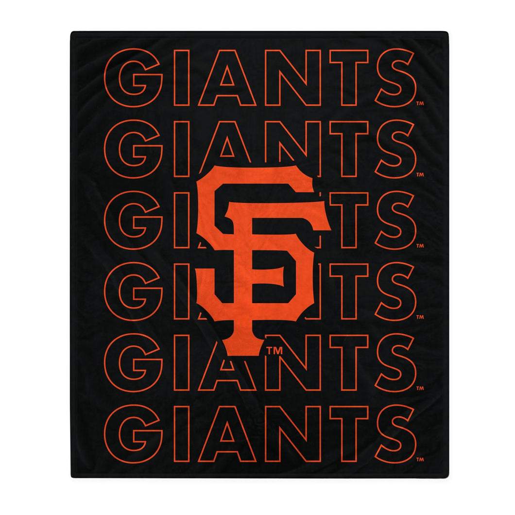 San Francisco Giants Echo Wordmark Blanket