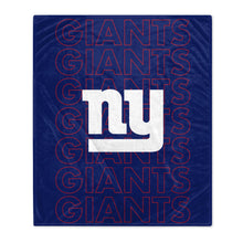 Load image into Gallery viewer, New York Giants Echo Wordmark Blanket
