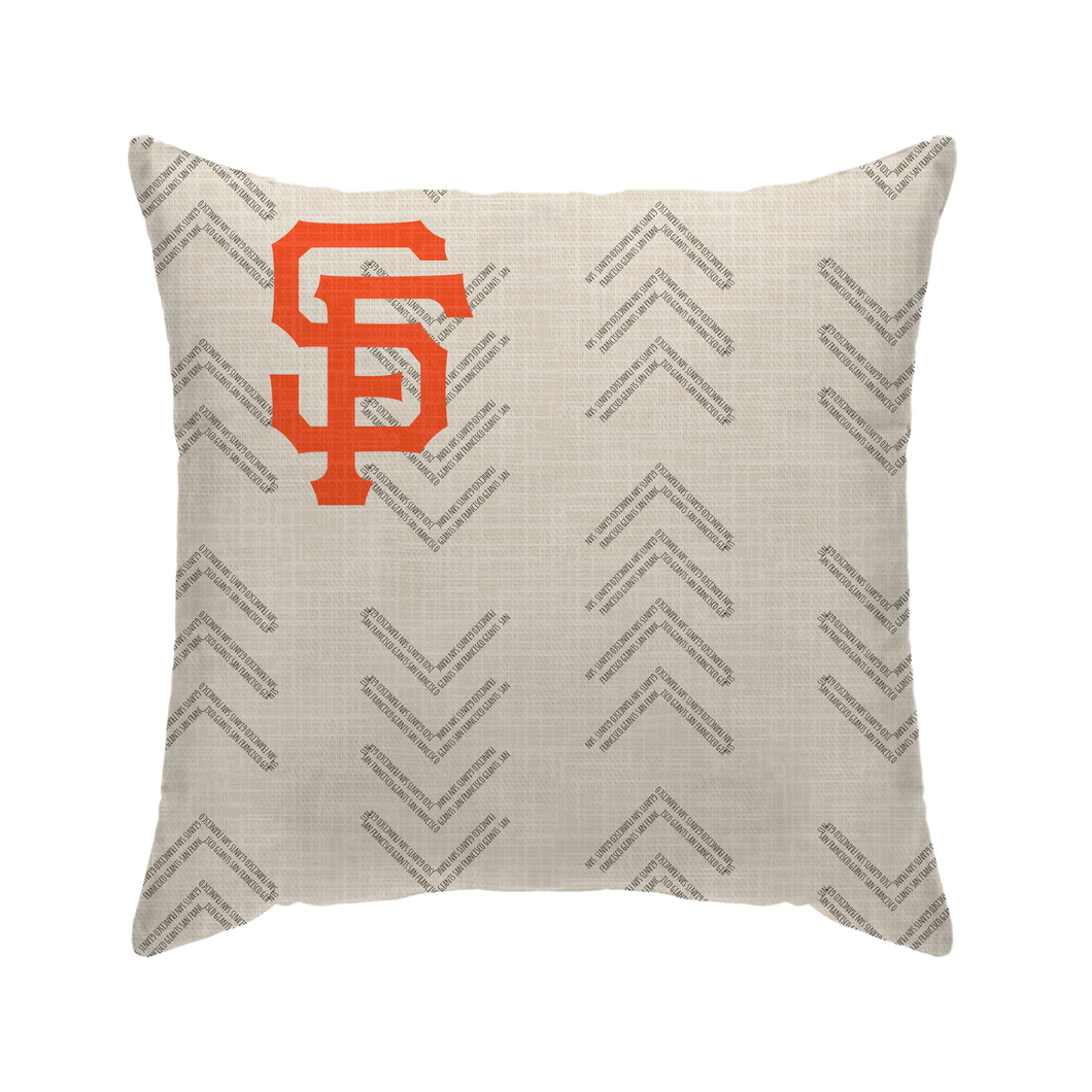 San Francisco Giants Word Mark Duck Cloth Decor Pillow