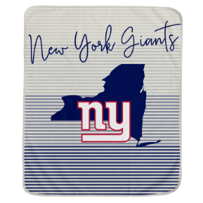 New York Giants State Stripe Blanket
