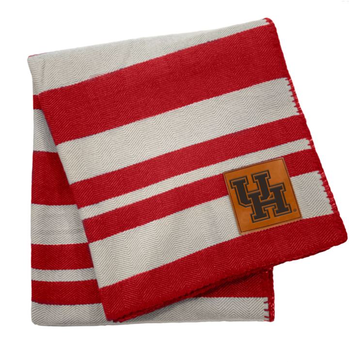 Houston Cougars Acrylic Stripe Throw Blanket