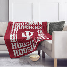 Load image into Gallery viewer, Indiana Hoosiers Echo Wordmark Blanket
