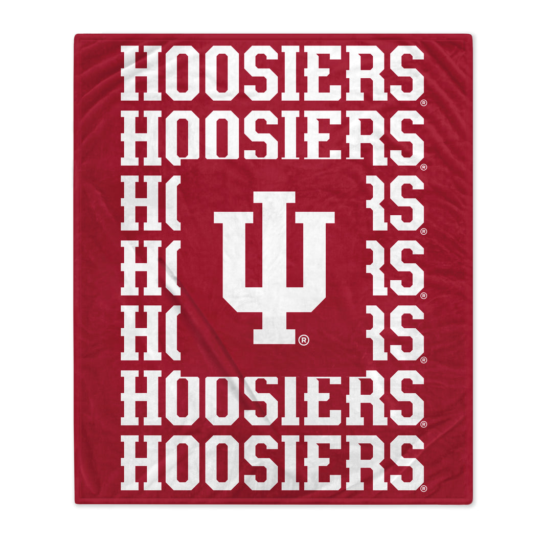 Indiana Hoosiers Echo Wordmark Blanket