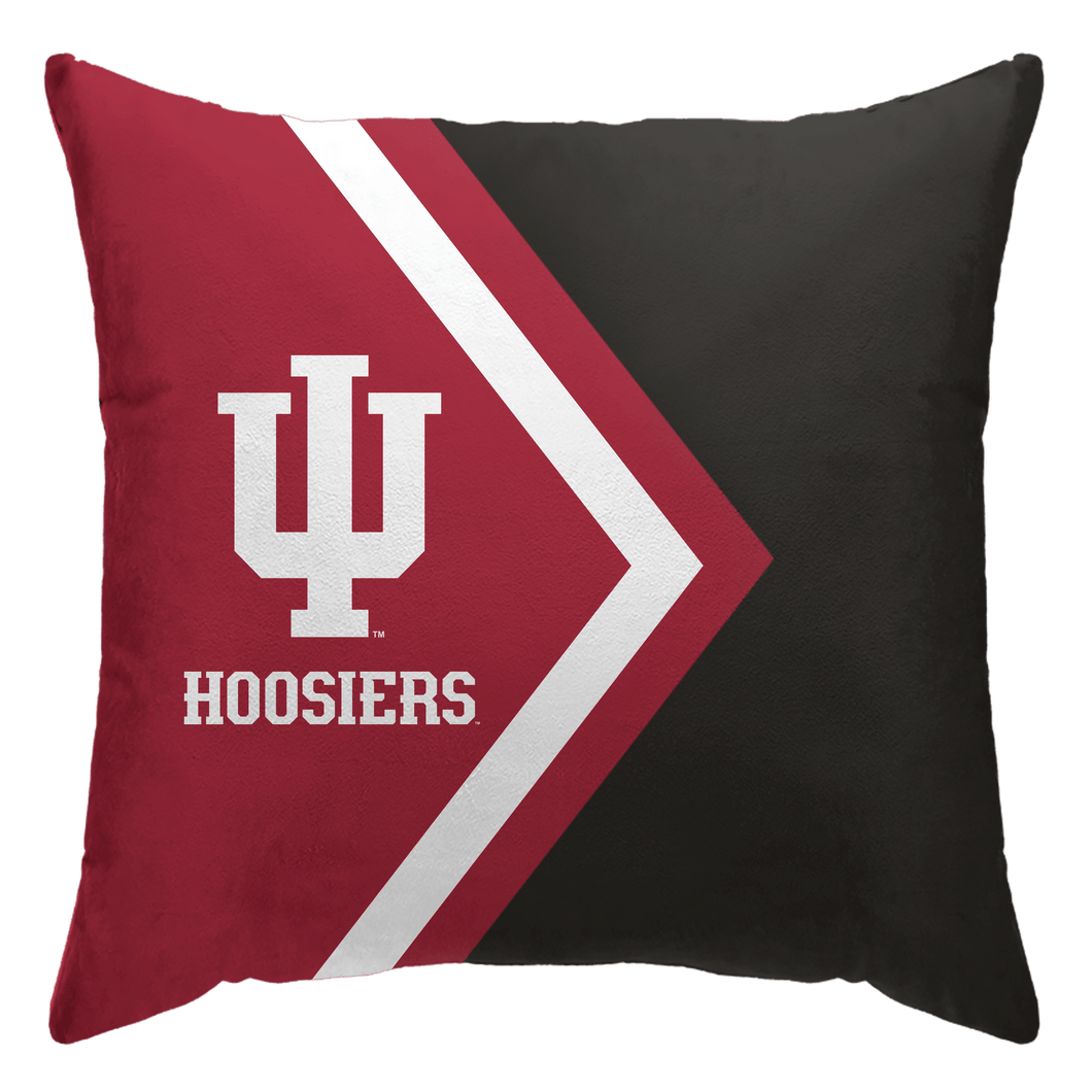Indiana Hoosiers Side Arrow Poly Spandex Decor Pillow