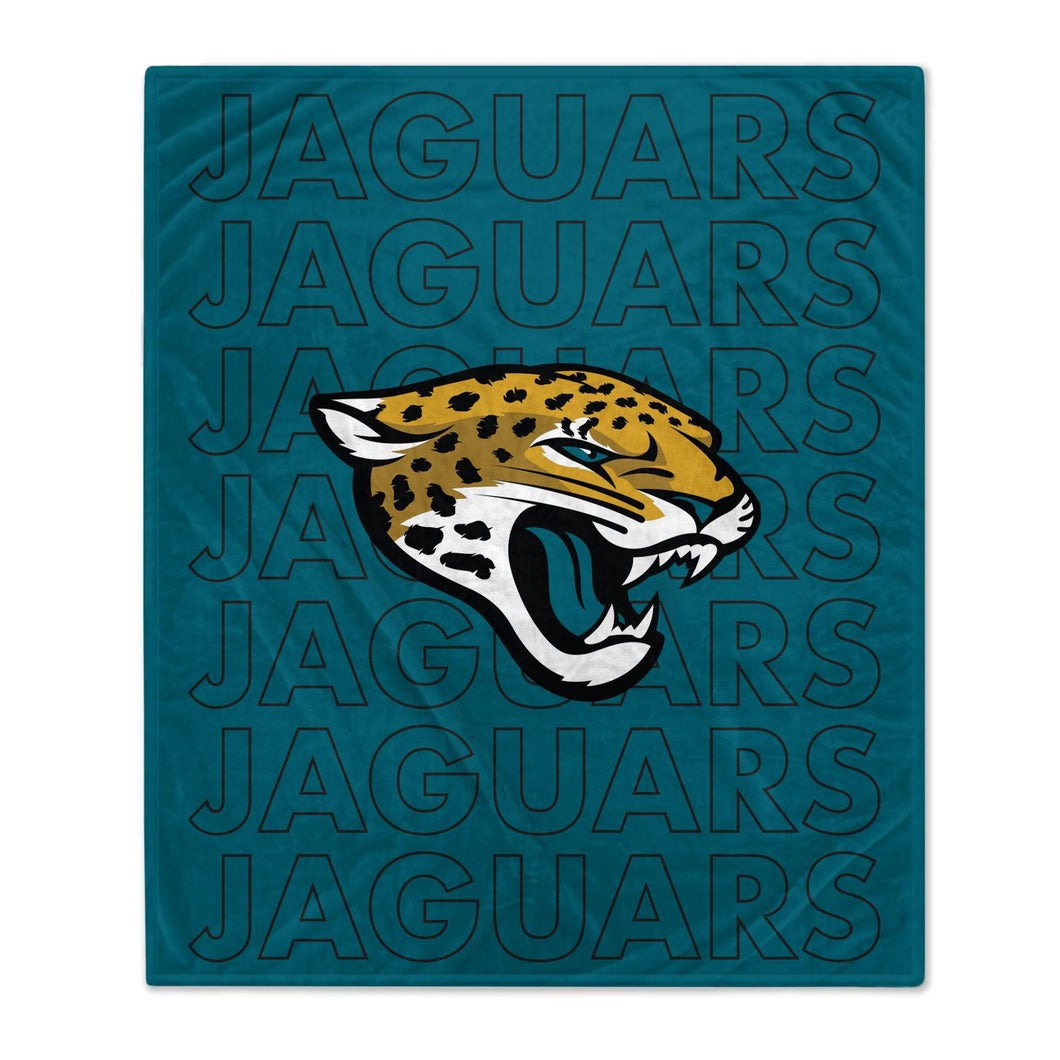 Jacksonville Jaguars Echo Wordmark Blanket