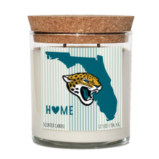 Jacksonville Jaguars Home State Cork Top Candle