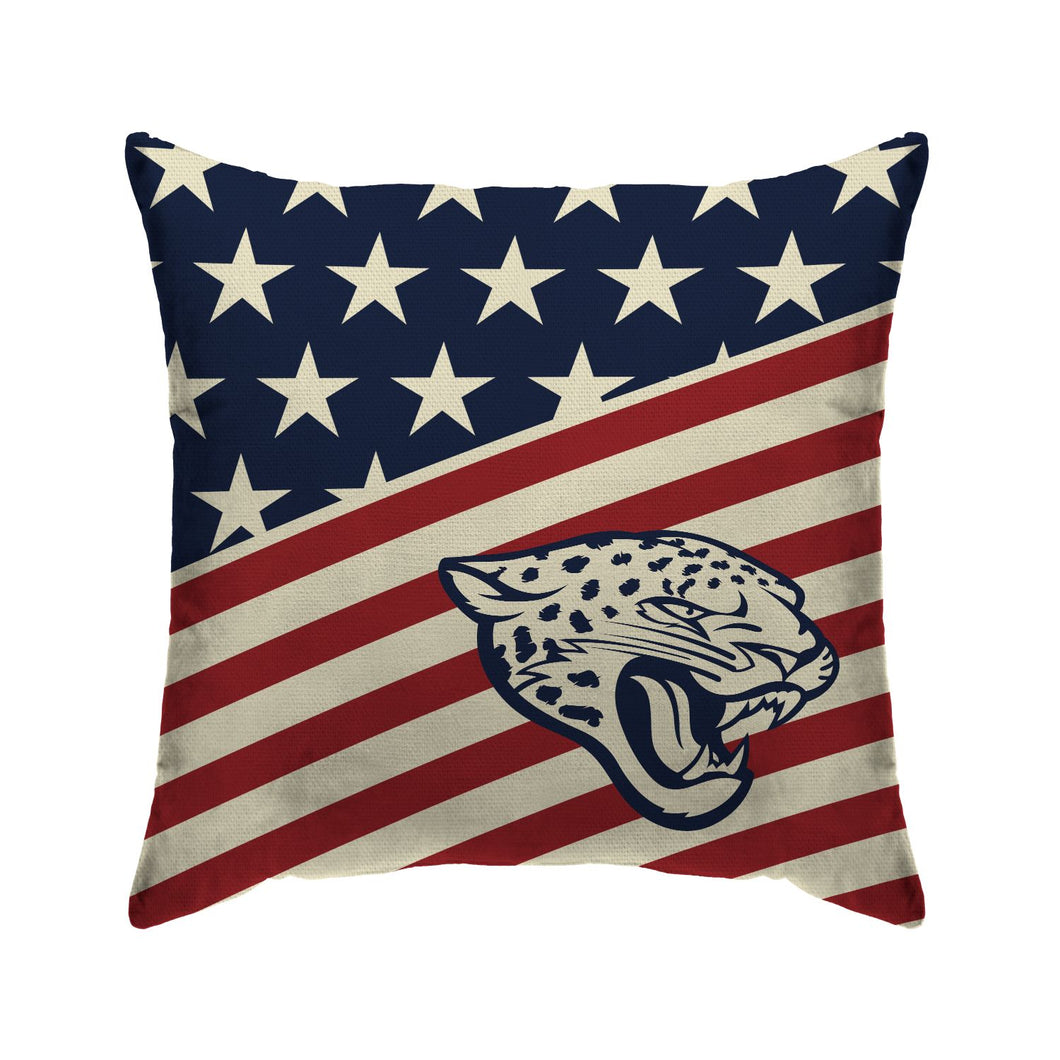 Jacksonville Jaguars Americana Duck Cloth Decor Pillow