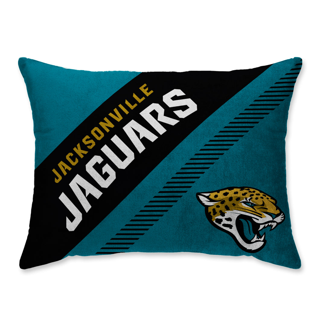 Jacksonville Jaguars Diagonal Super Plush Bed Pillow