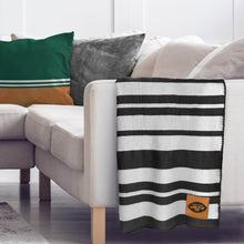 Load image into Gallery viewer, New York Jets Acrylic Stripe Throw Blanket
