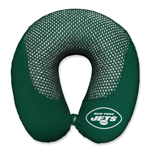 New York Jets Cooling Gel Memory Foam Travel Pillow