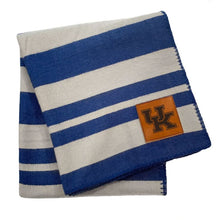 Load image into Gallery viewer, Kentucky Wildcats Acrylic Stripe Throw Blanket
