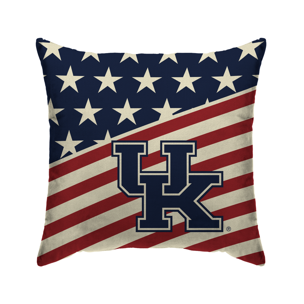 Kentucky Wildcats Americana Duck Cloth Decor Pillow