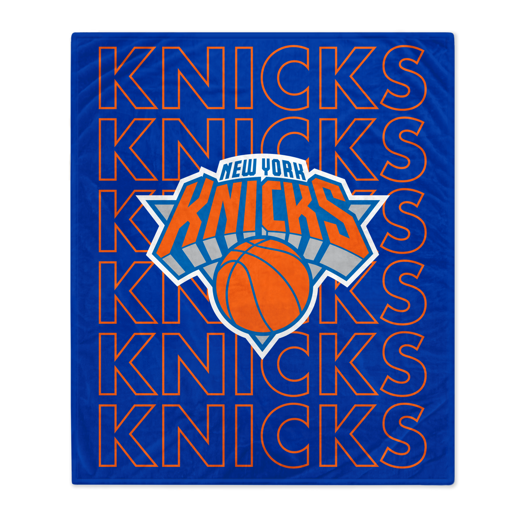 New York Knicks Echo Wordmark Blanket