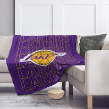 Load image into Gallery viewer, Los Angeles Lakers Echo Wordmark Blanket
