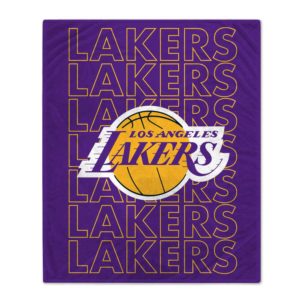 Los Angeles Lakers Echo Wordmark Blanket