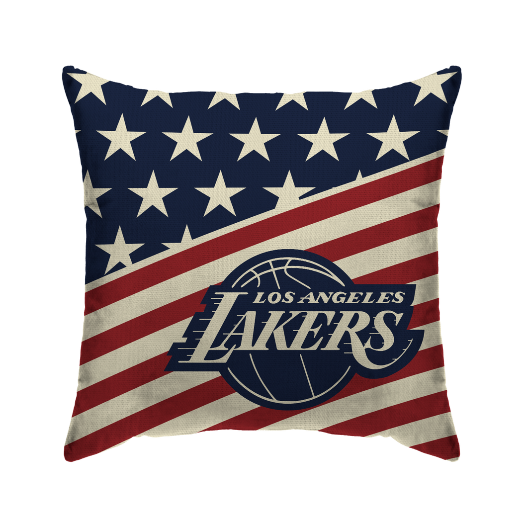 Los Angeles Lakers Americana Duck Cloth Decor Pillow