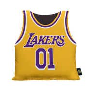 Load image into Gallery viewer, Los Angeles Lakers Plushlete Big League Jersey Pillow
