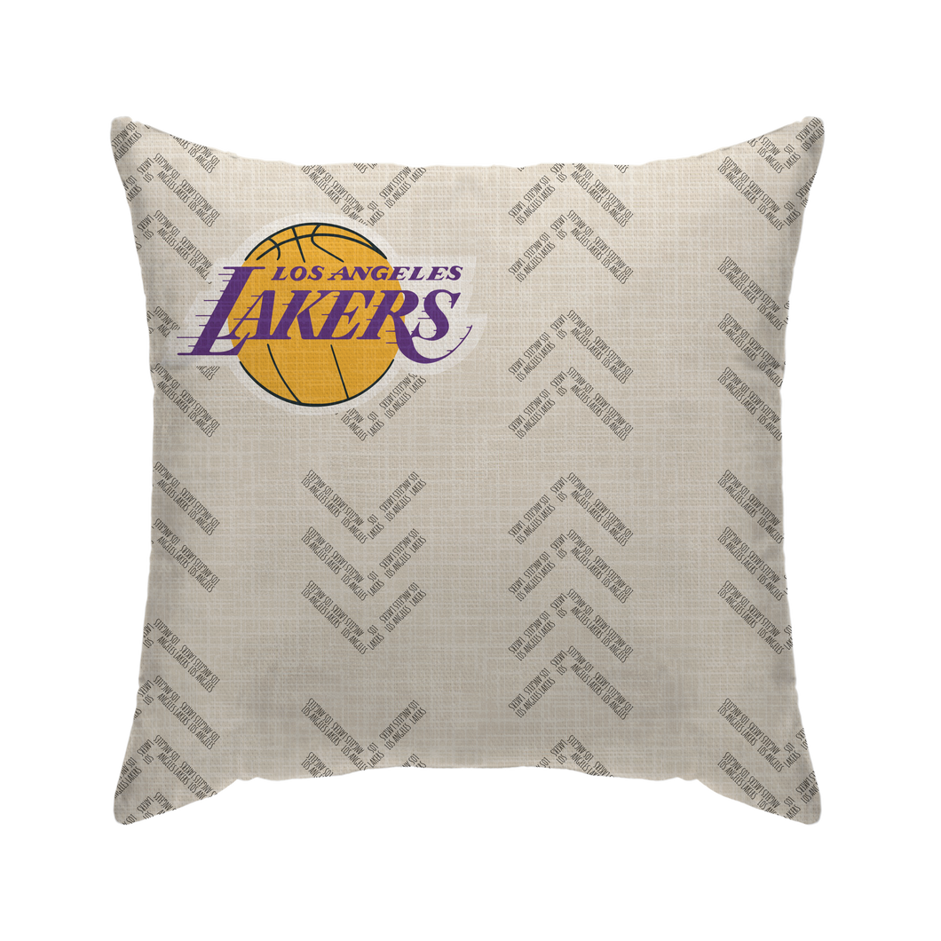 Los Angeles Lakers Word Mark Duck Cloth Decor Pillow