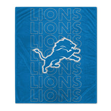 Load image into Gallery viewer, Detroit Lions Echo Wordmark Blanket
