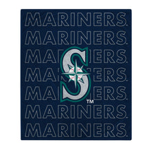 Load image into Gallery viewer, Seattle Mariners Echo Wordmark Blanket
