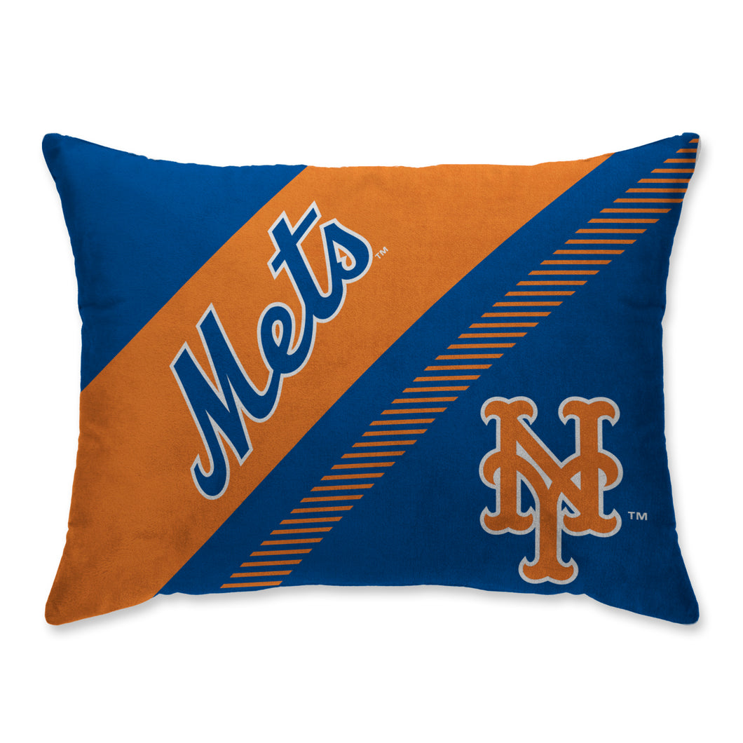 New York Mets Diagonal Plush Bed Pillow