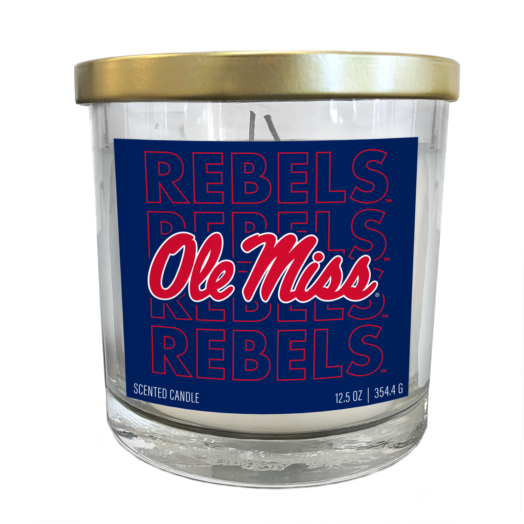 Ole Miss Rebels Echo Tin Top Candle