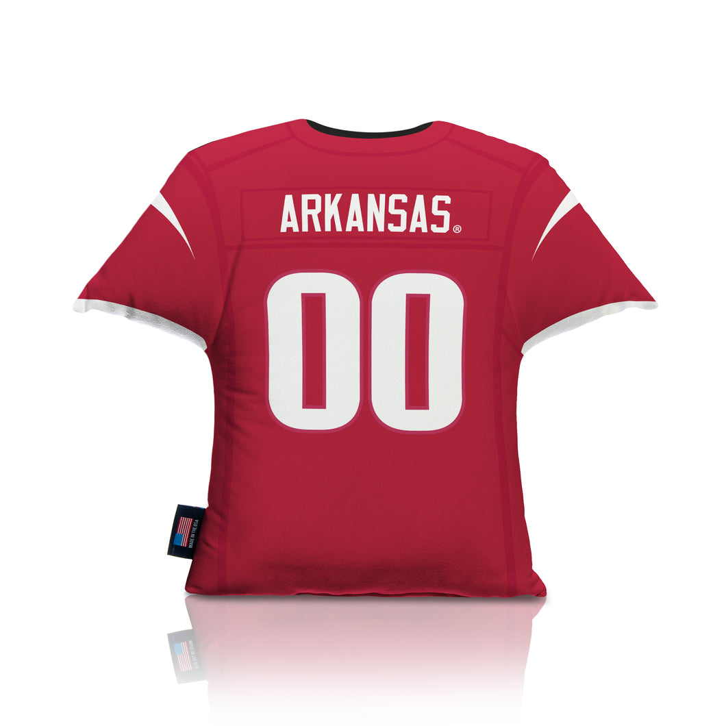 Arkansas Razorbacks Plushlete Big League Jersey Pillow