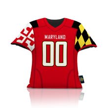 Load image into Gallery viewer, Maryland Terrapins Plushlete Big League Jersey Pillow
