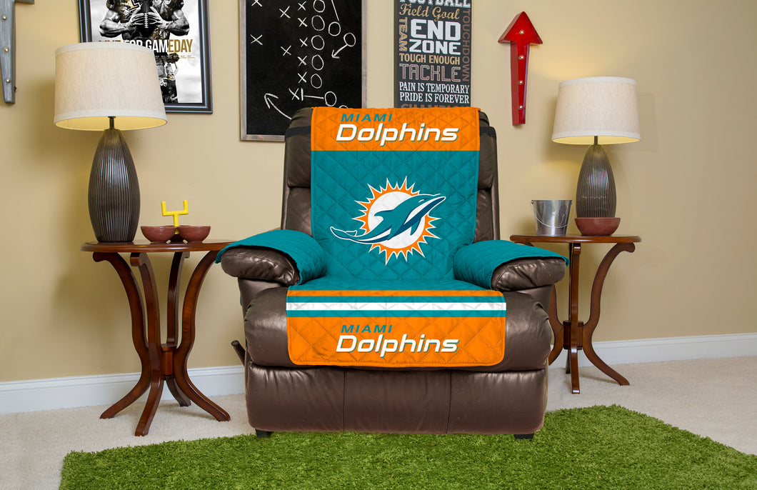 Miami Dolphins Recliner Furniture Protector