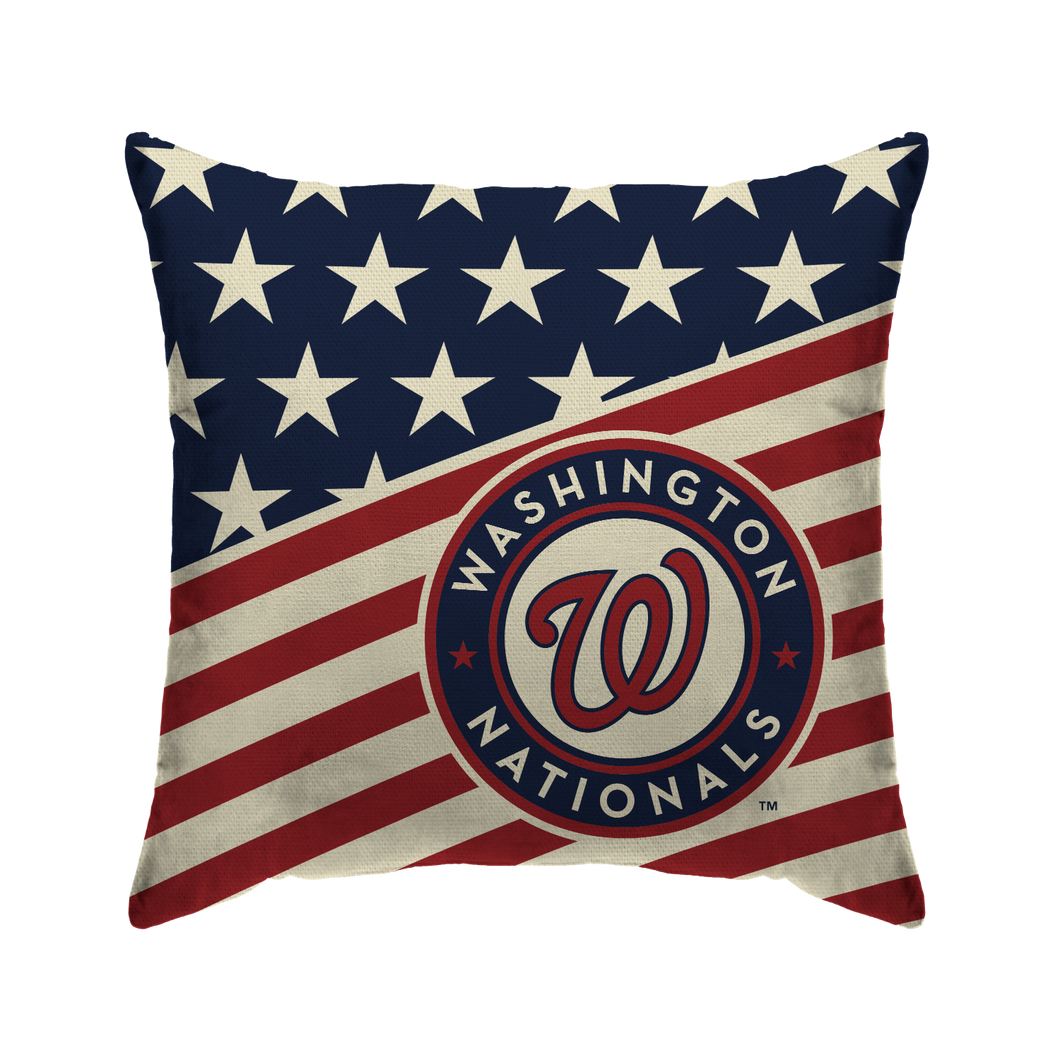 Washington Nationals Americana Duck Cloth Decor Pillow