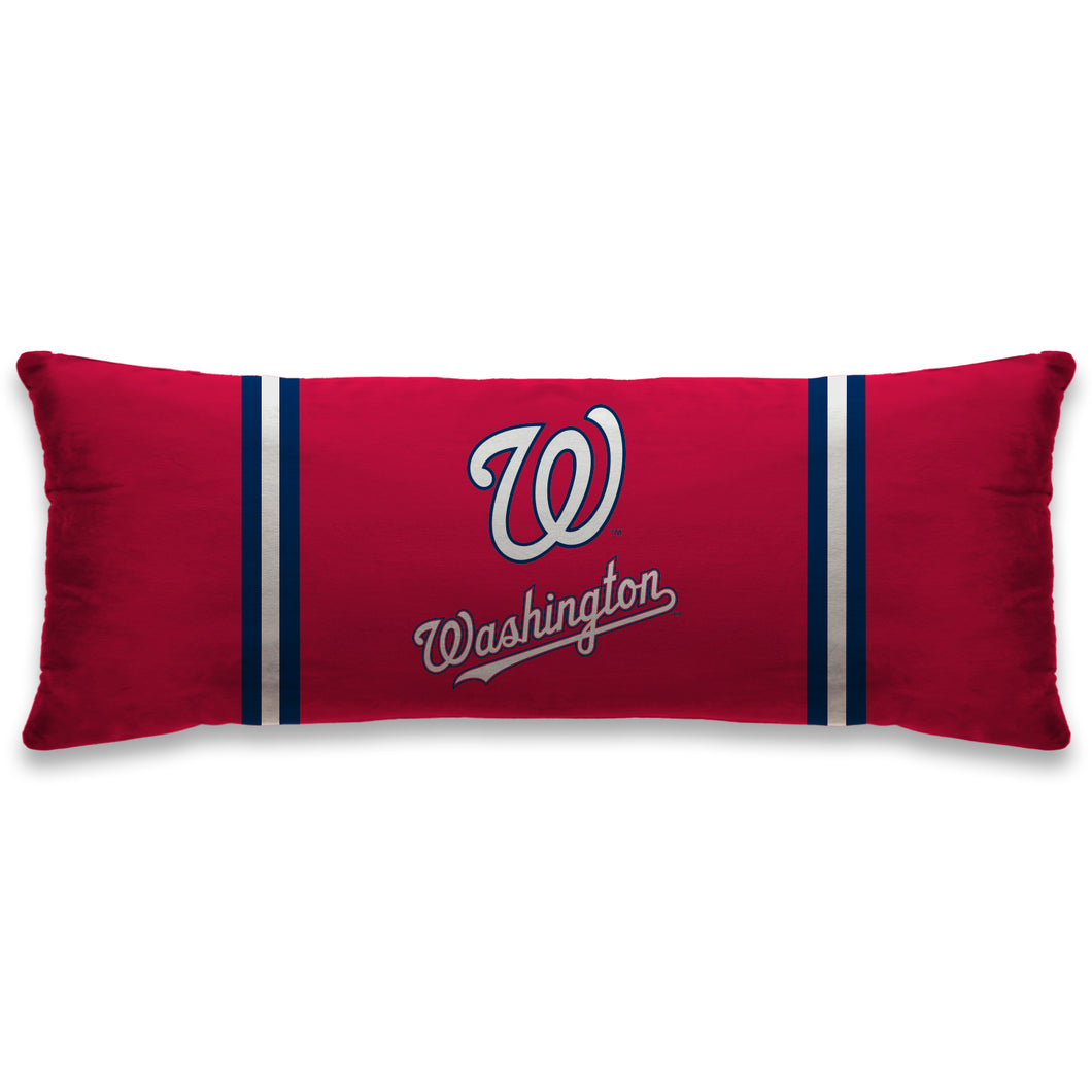 Washington Nationals Standard Logo Body Pillow