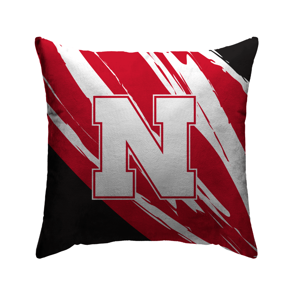 Nebraska Cornhuskers Retro Jazz Poly Spandex Decor Pillow