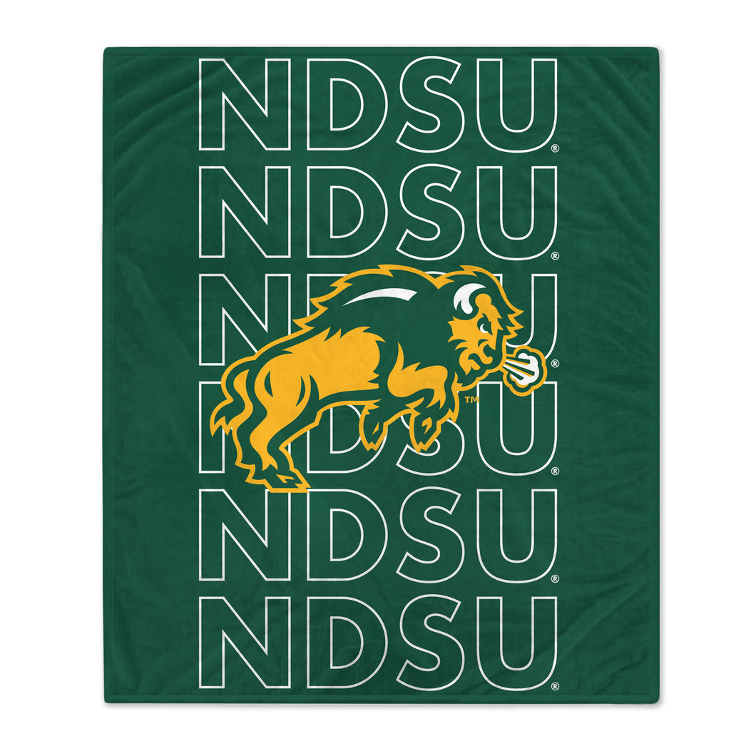 North Dakota State University Echo Wordmark Blanket