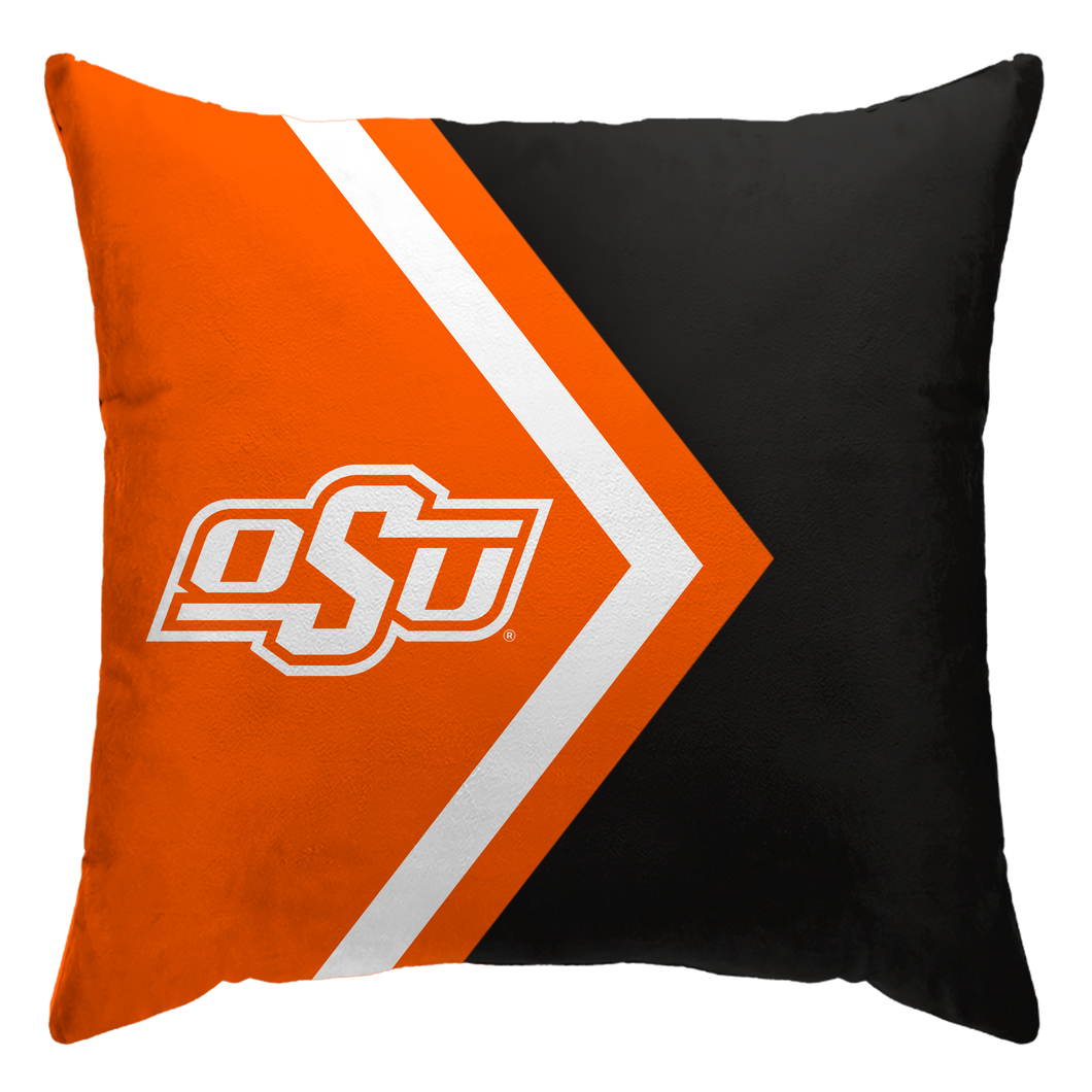 Oklahoma State Cowboys Side Arrow Poly Spandex Decor Pillow
