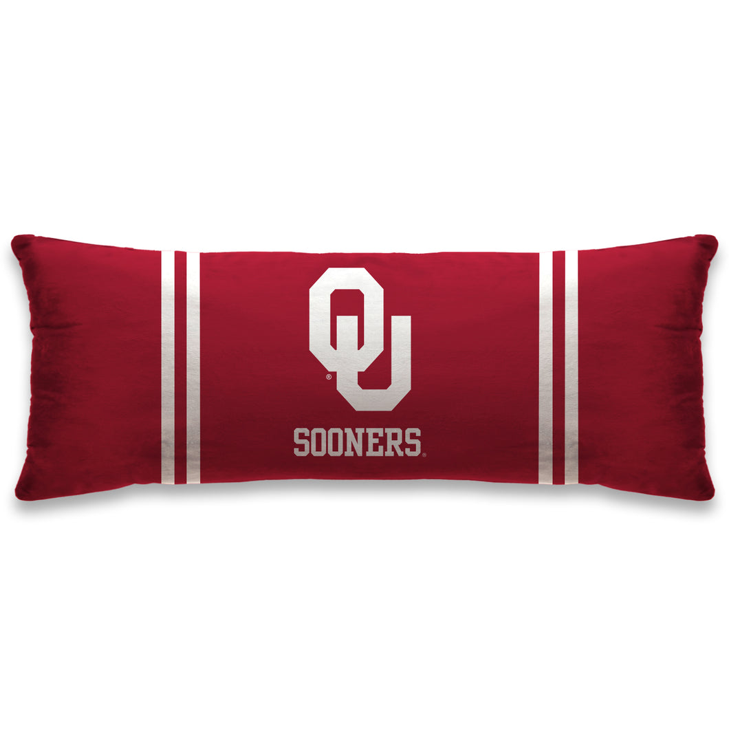 Oklahoma Sooners Standard Logo Body Pillow