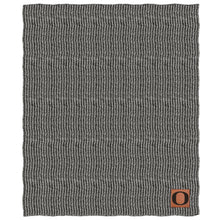 Load image into Gallery viewer, Oregon Ducks Two Tone Sweater Knit Blanket
