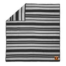 Load image into Gallery viewer, Oregon Ducks Acrylic Stripe Throw Blanket
