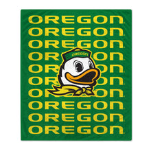 Load image into Gallery viewer, Oregon Ducks Echo Wordmark Blanket
