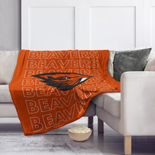 Load image into Gallery viewer, Oregon State Beavers Echo Wordmark Blanket
